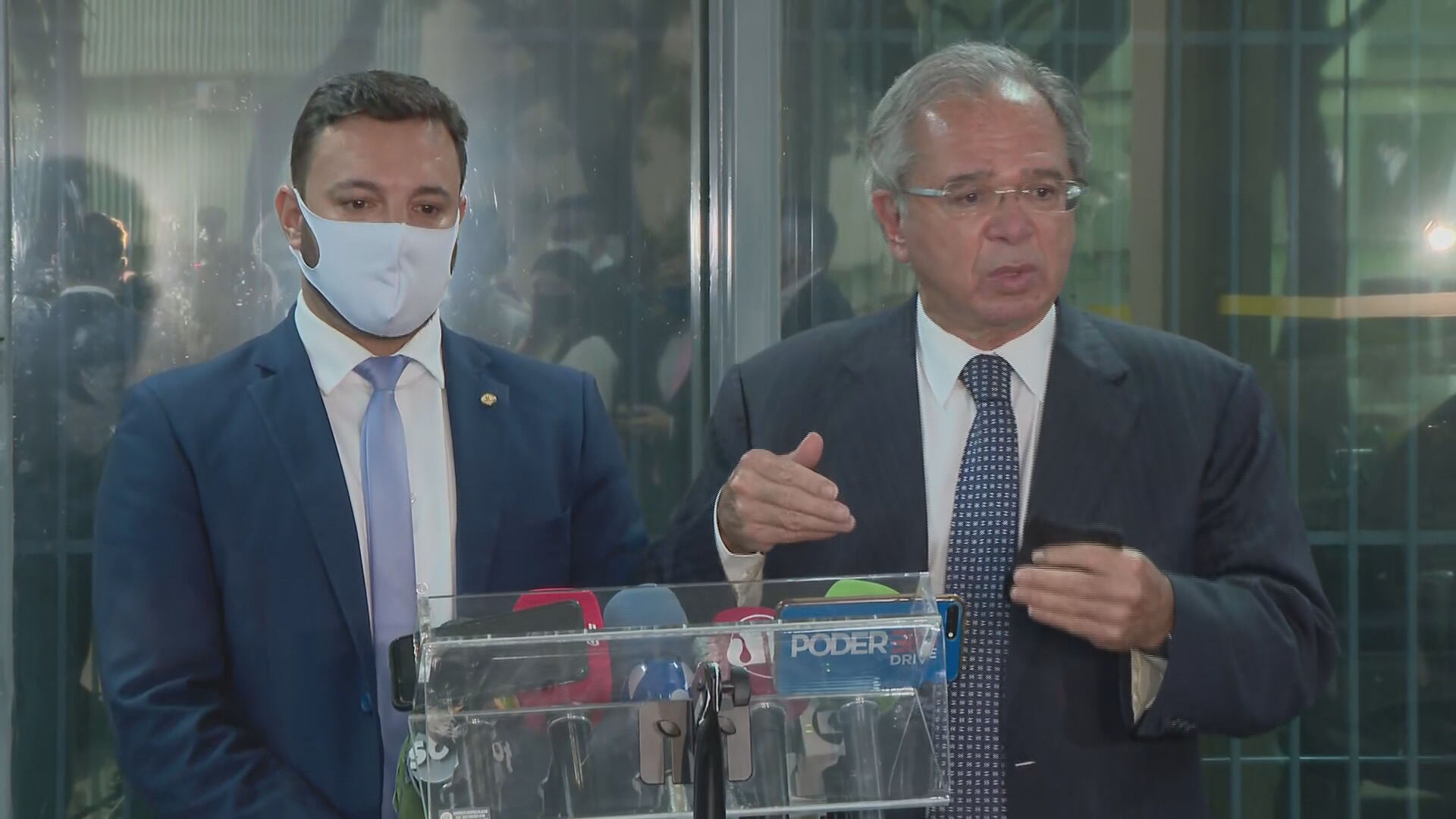 Paulo Guedes e deputado Daniel Silveira, falaram sobre PEC emergencial 