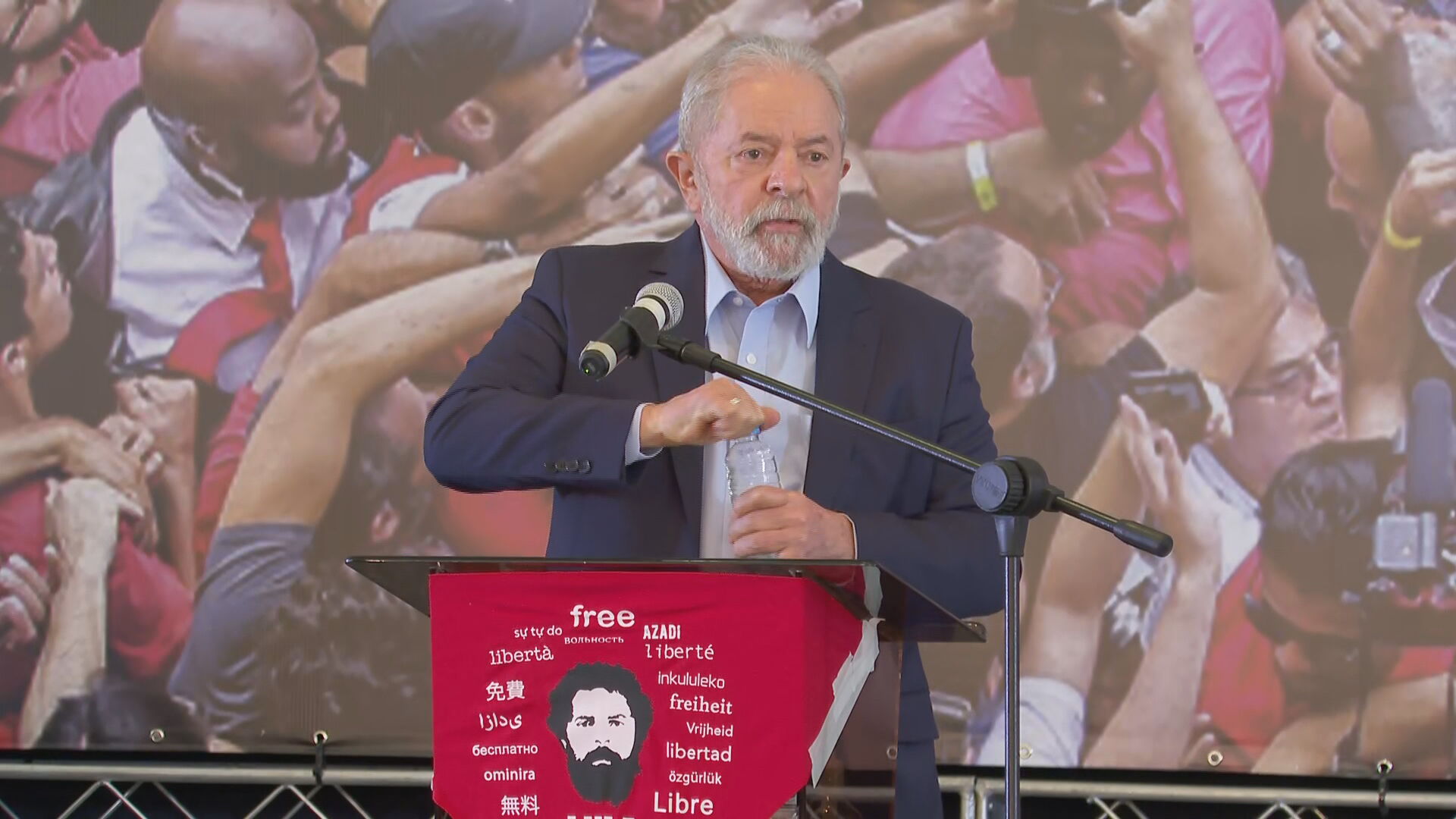 Ex-presidente Lula (PT) fala após ter condenações anuladas