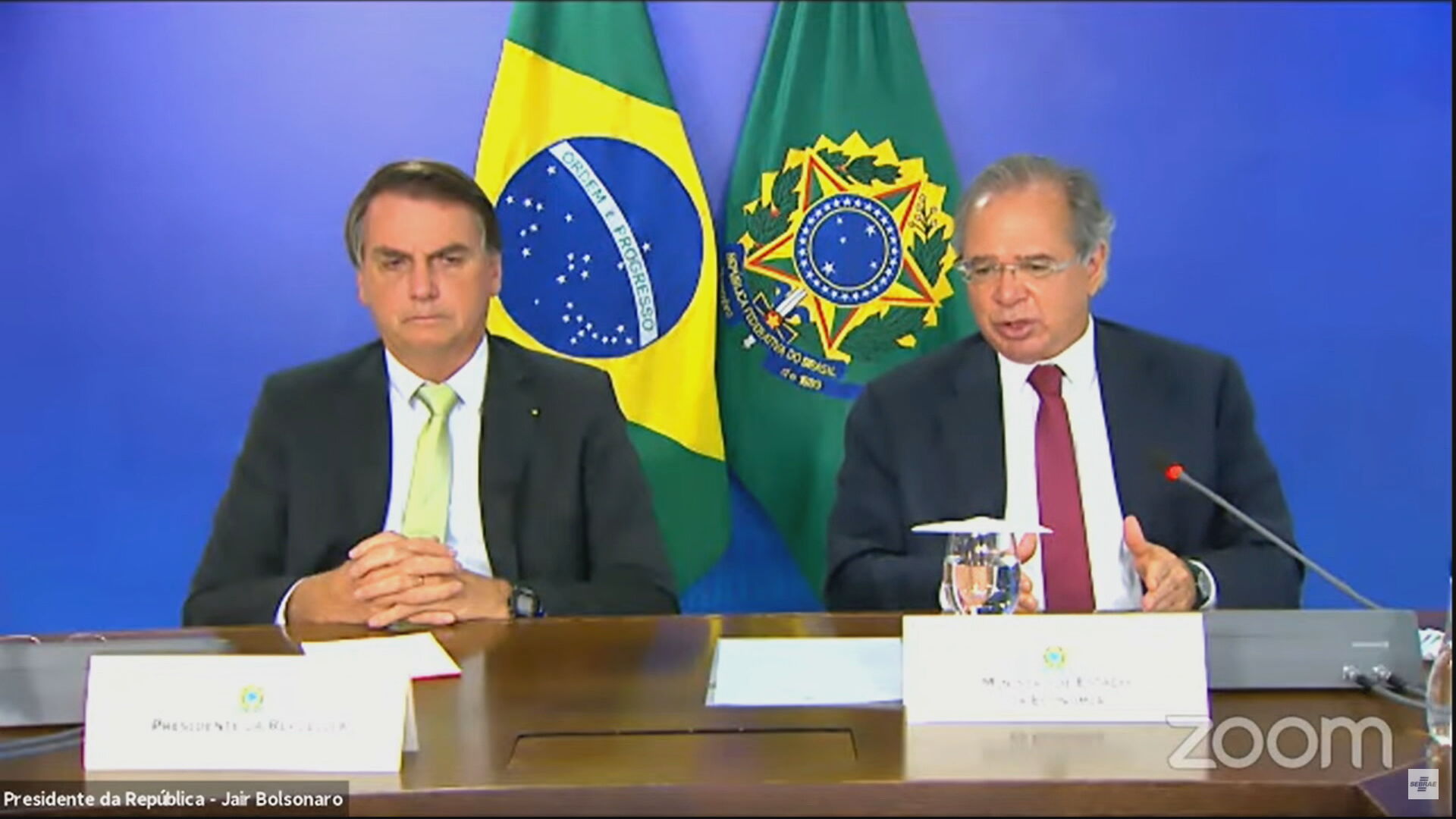 Jair Bolsonaro e Paulo Guedes