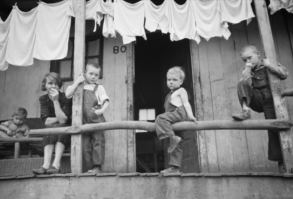Crianças durante a Grande Depressão nos EUA