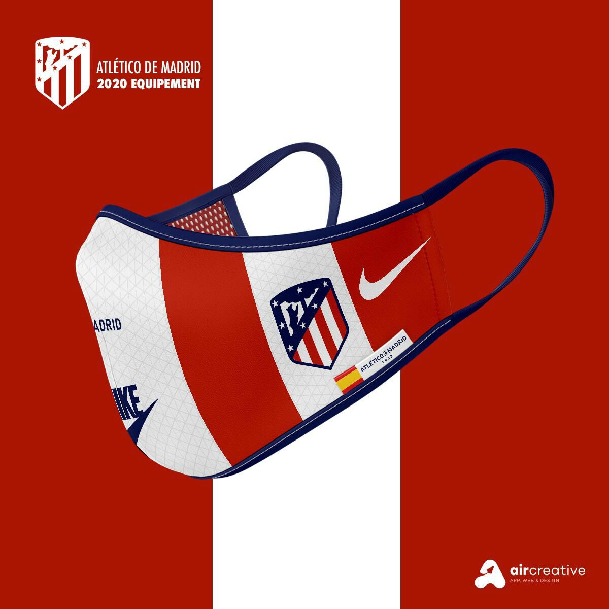Máscara do Atlético de Madrid