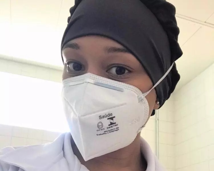 Jessica atua como voluntária em hospital na Zona Norte de São Paulo