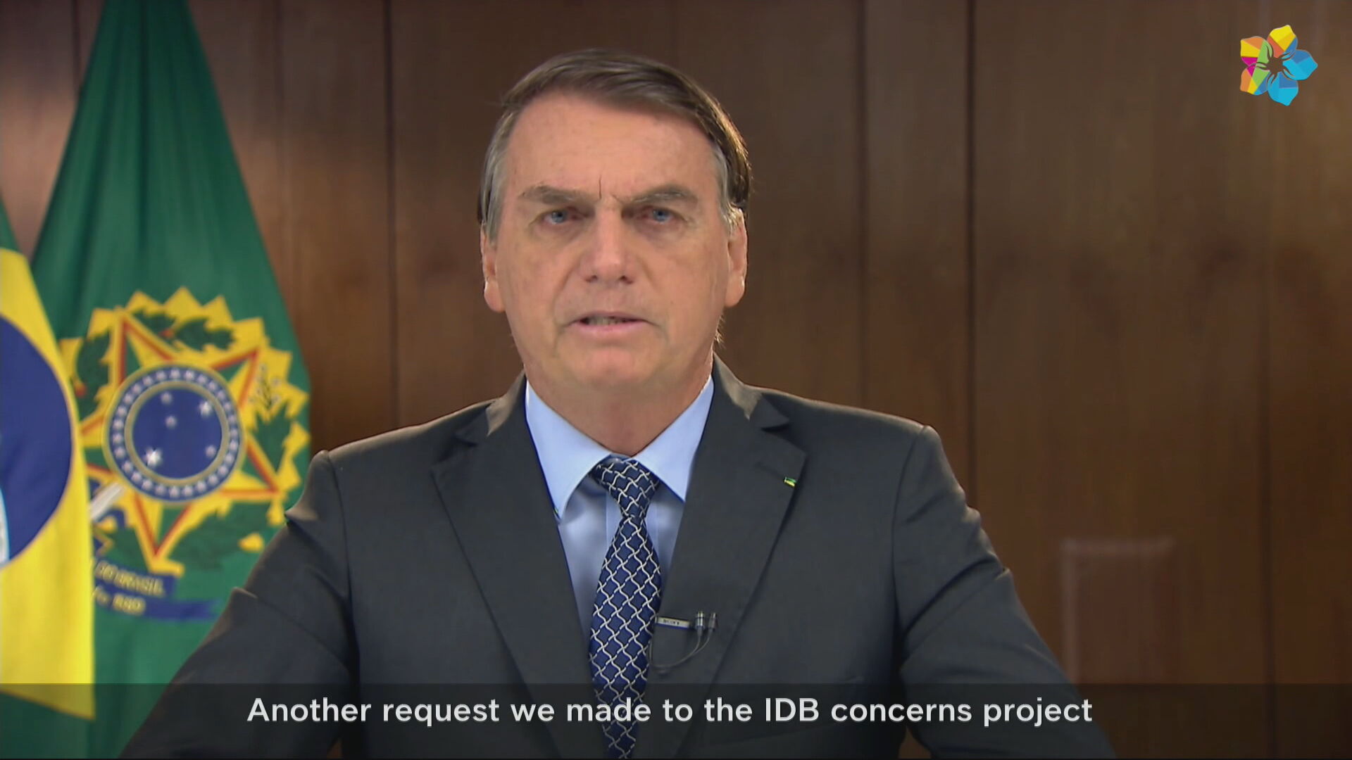 O presidente Jair Bolsonaro discursou na manhã desta quinta-feira (18)