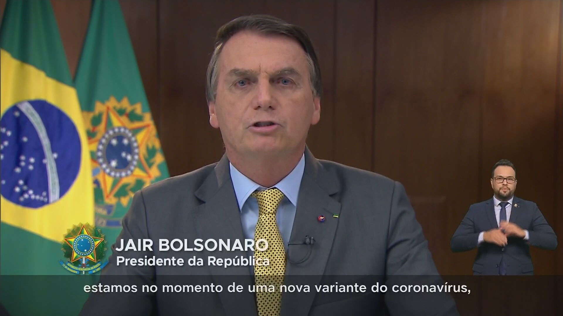 Pronunciamento do presidente Jair Bolsonaro (23.mar.2021)