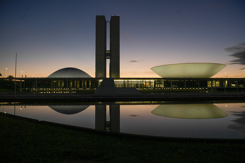 Fachada do Congresso Nacional. Foto tirada em 7 de janeiro de 2019