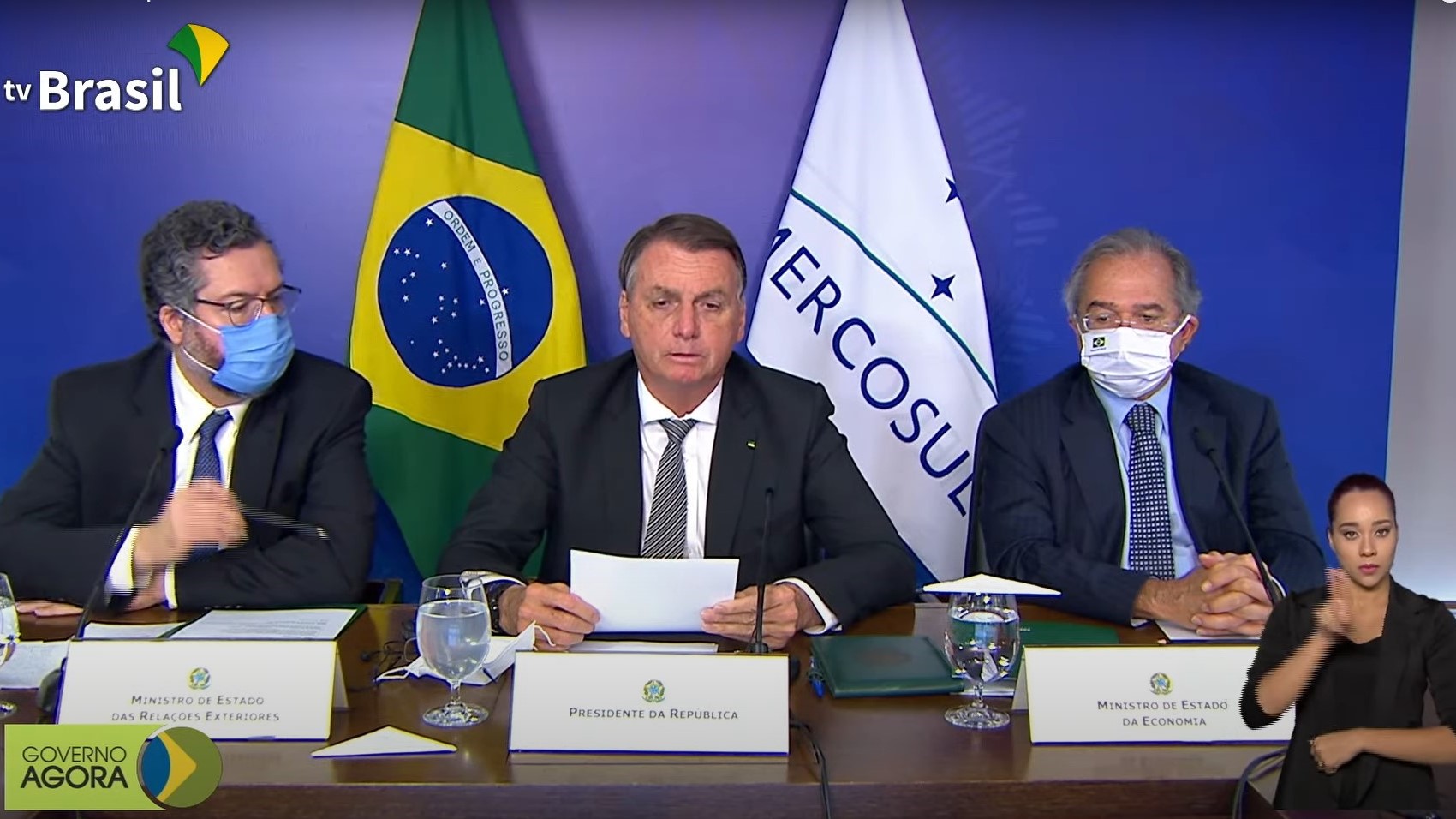 Bolsonaro discursa na cúpula virtual dos 30 anos do Mercosul