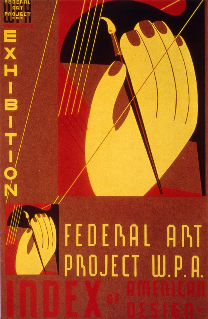 Cartaz do projeto de arte federal WPA