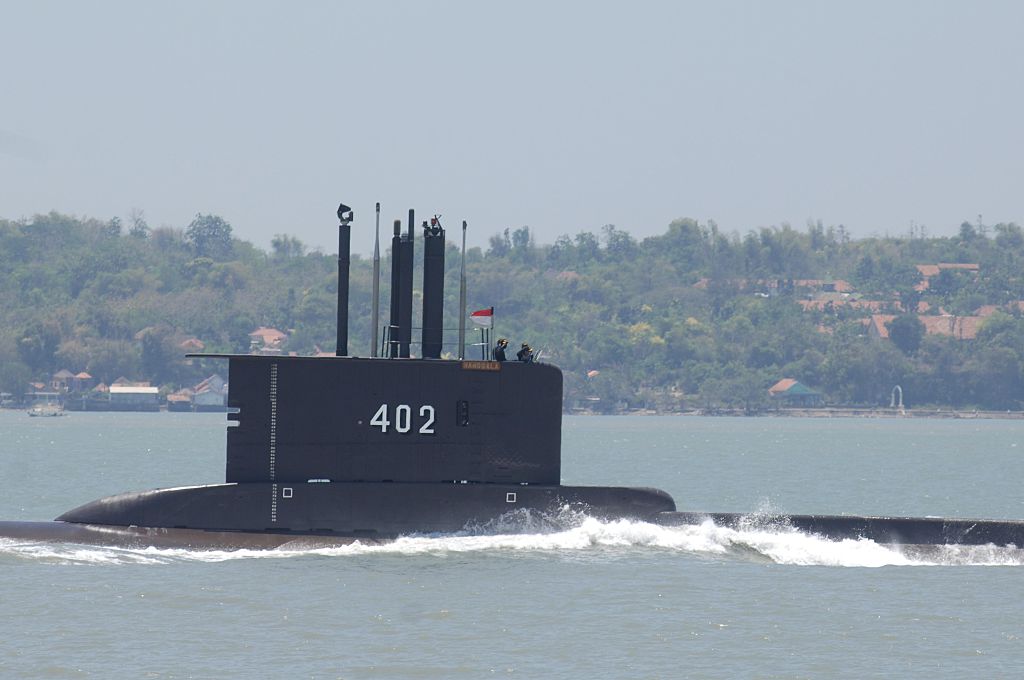 O submarino KRI Nanggala-402 da Indonésia 