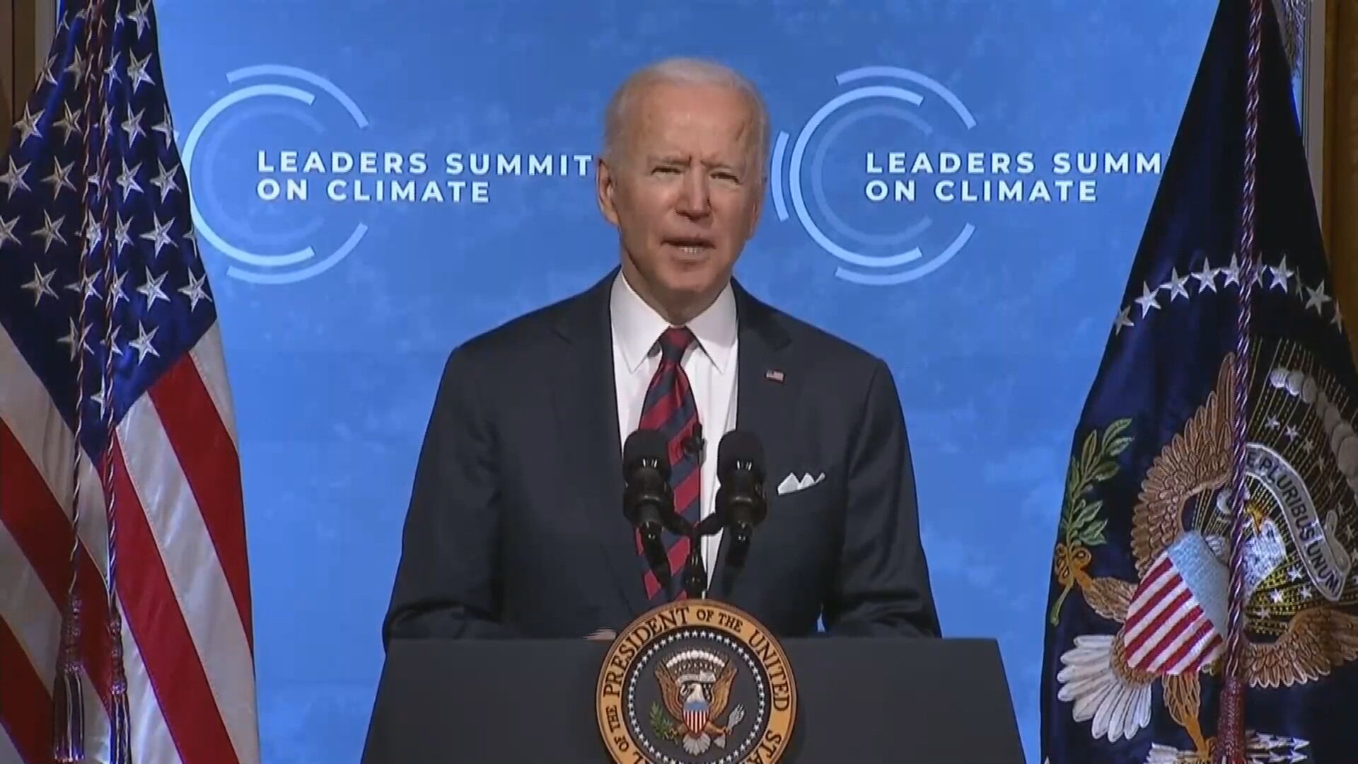 Joe Biden na Cúpula de Líderes sobre o Clima