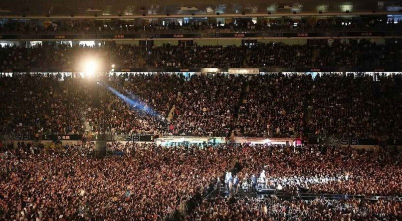 O estádio Eden Park, na Nova Zelândia, neste sábado (24)