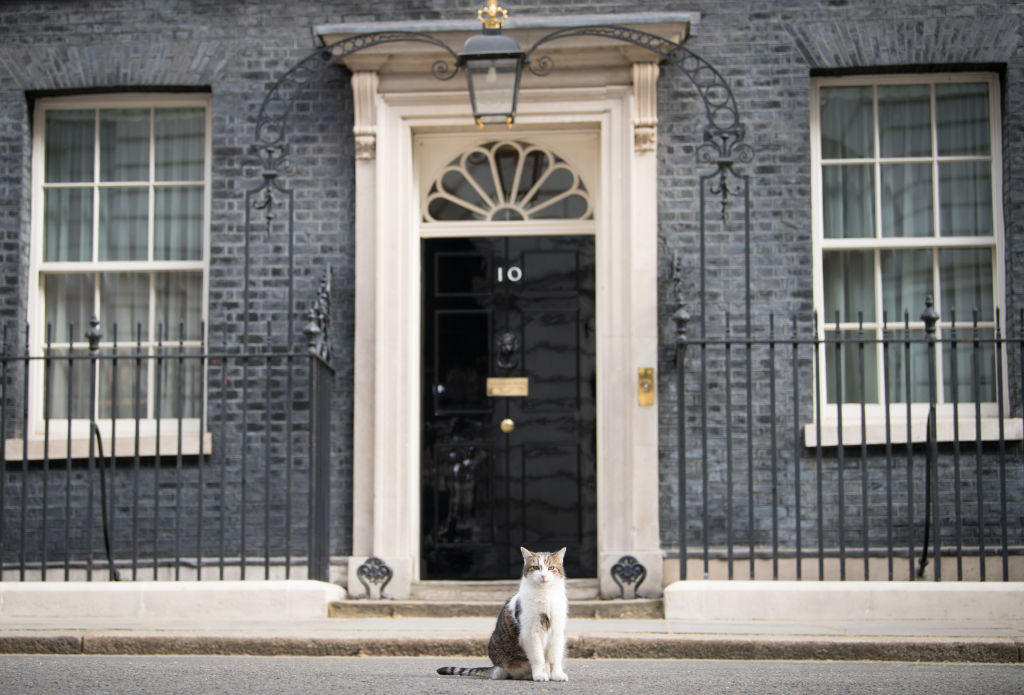 A residência oficial de Boris Johnson, no número 10 da Downing Street