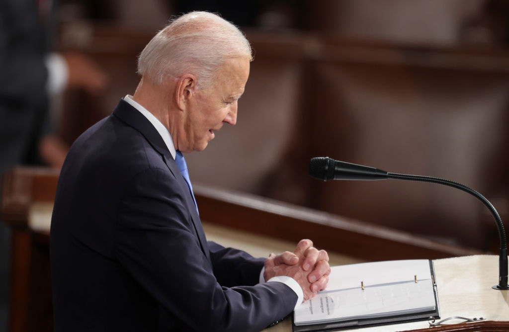 Joe Biden discursa ao Congresso