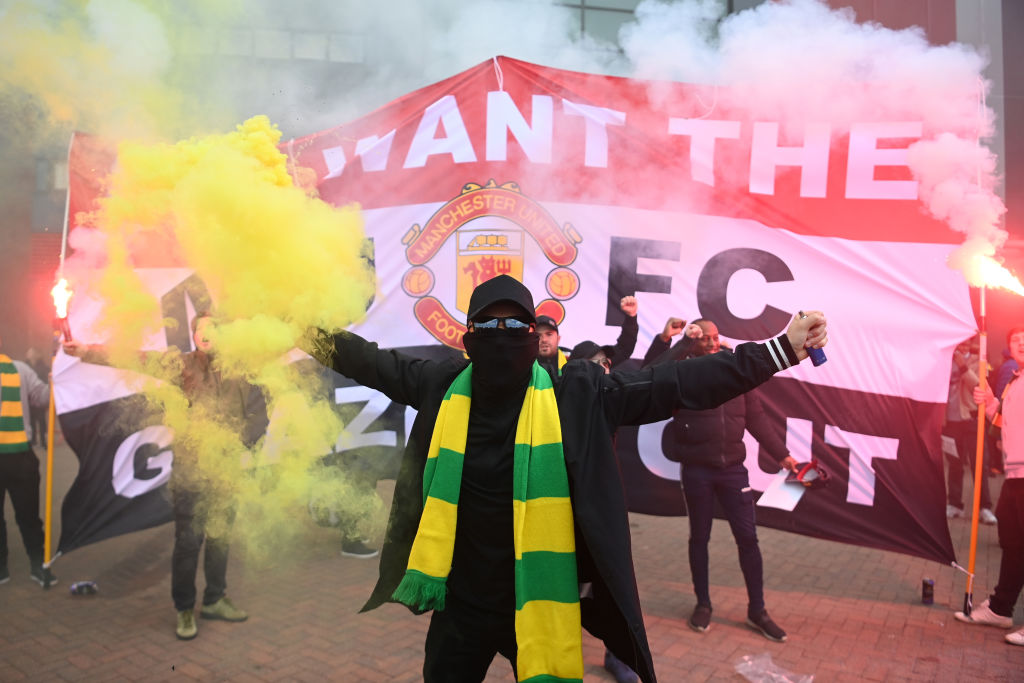 Manchester United protesto