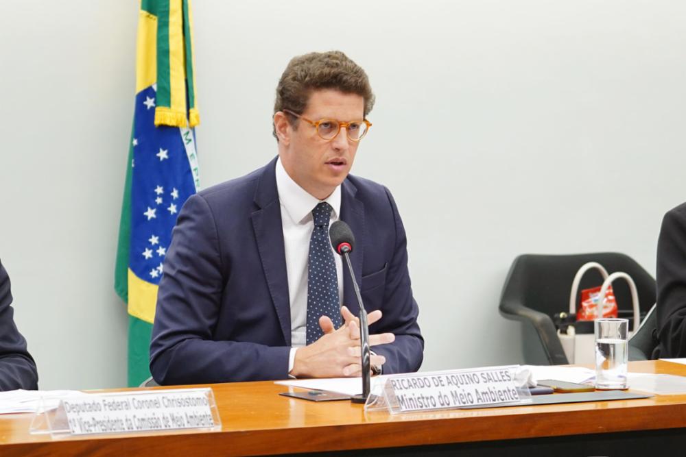 O ministro do Meio Ambiente, Ricardo Salles