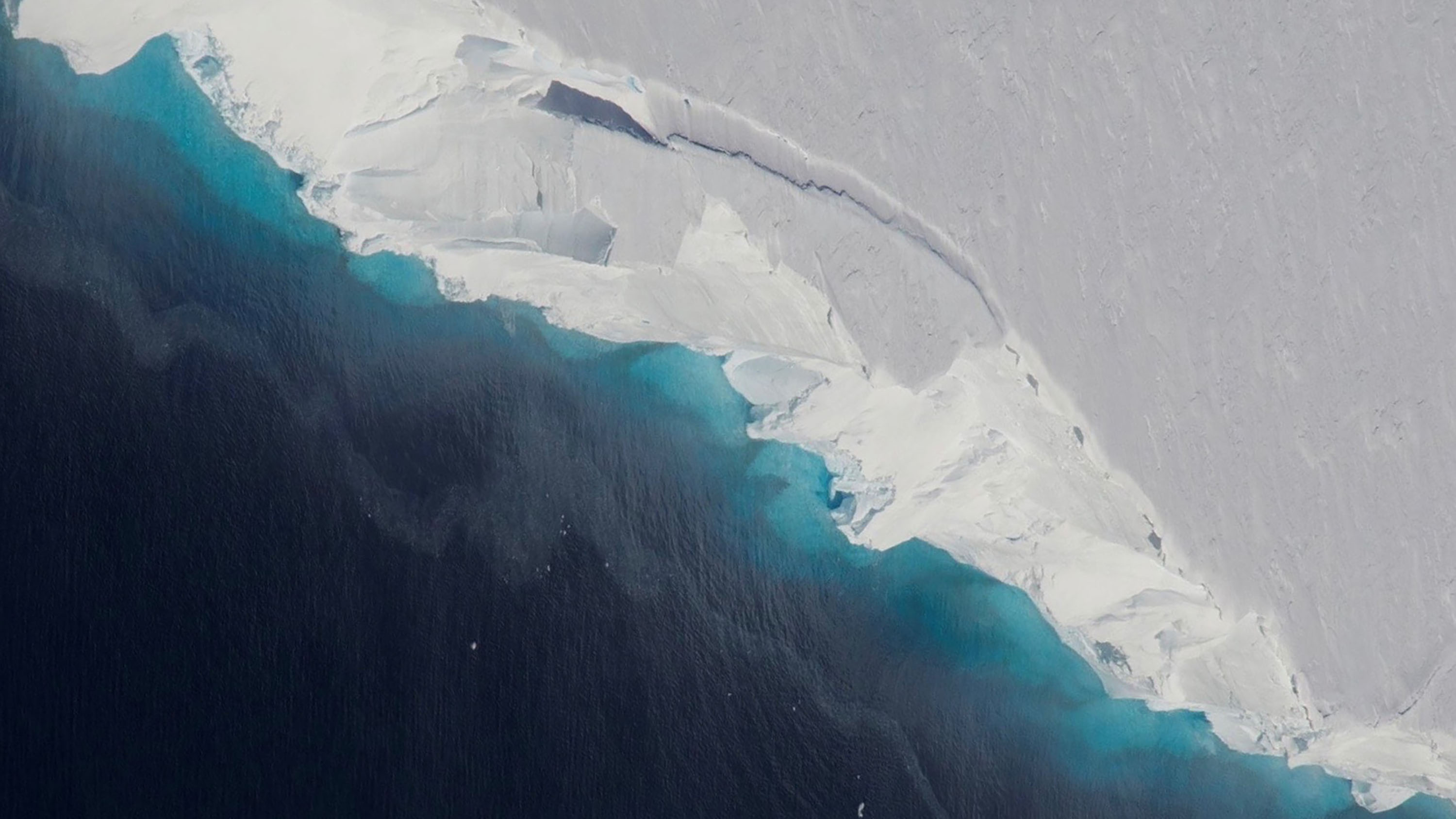 Manto de gelo na Antártica