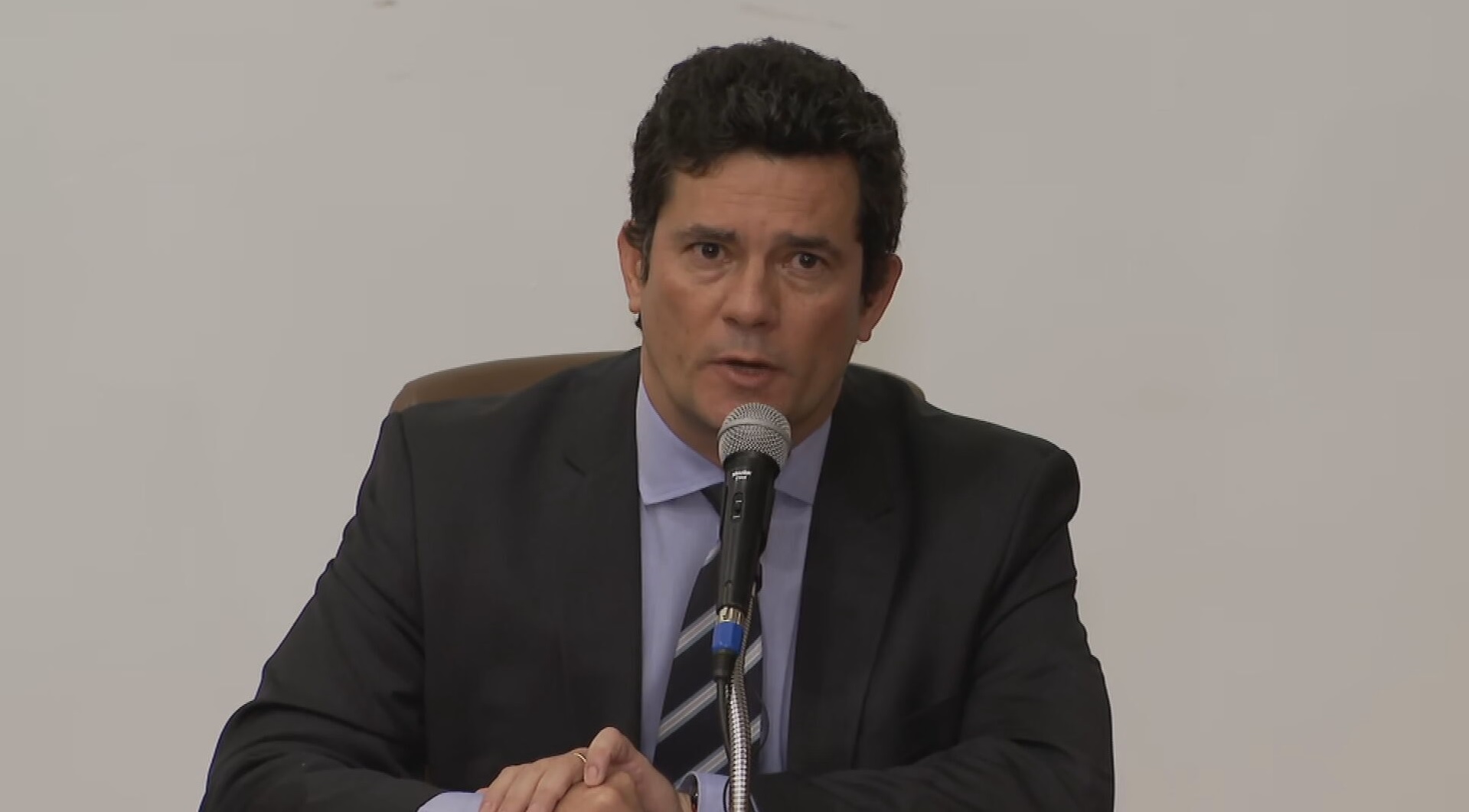 Sergio Moro faz pronunciamento e anuncia demissão do Ministério da Justiça e Seg