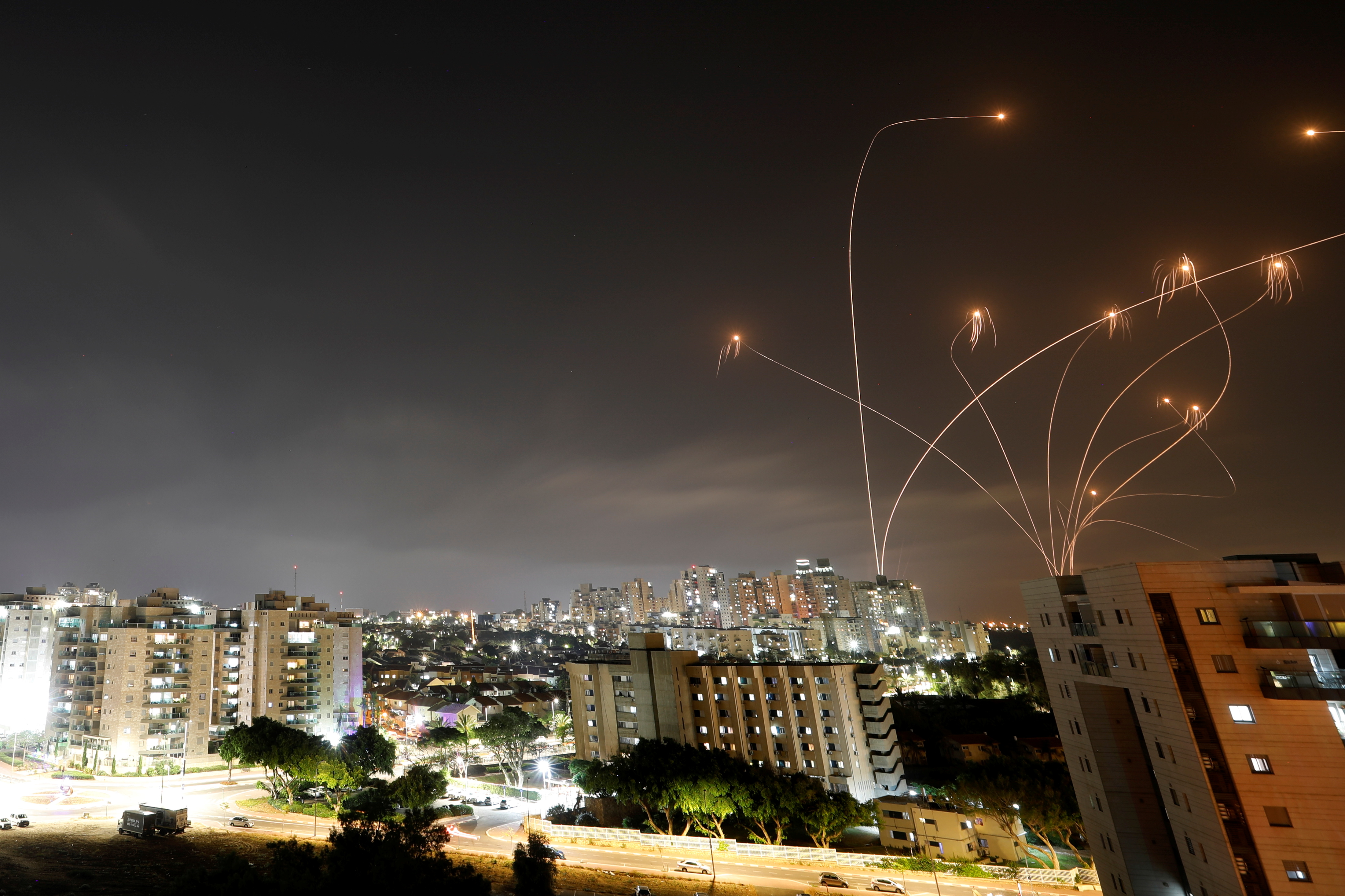Sistema antimísseis de Israel intercepta foguetes lançados da Faixa de Gaza 10/0