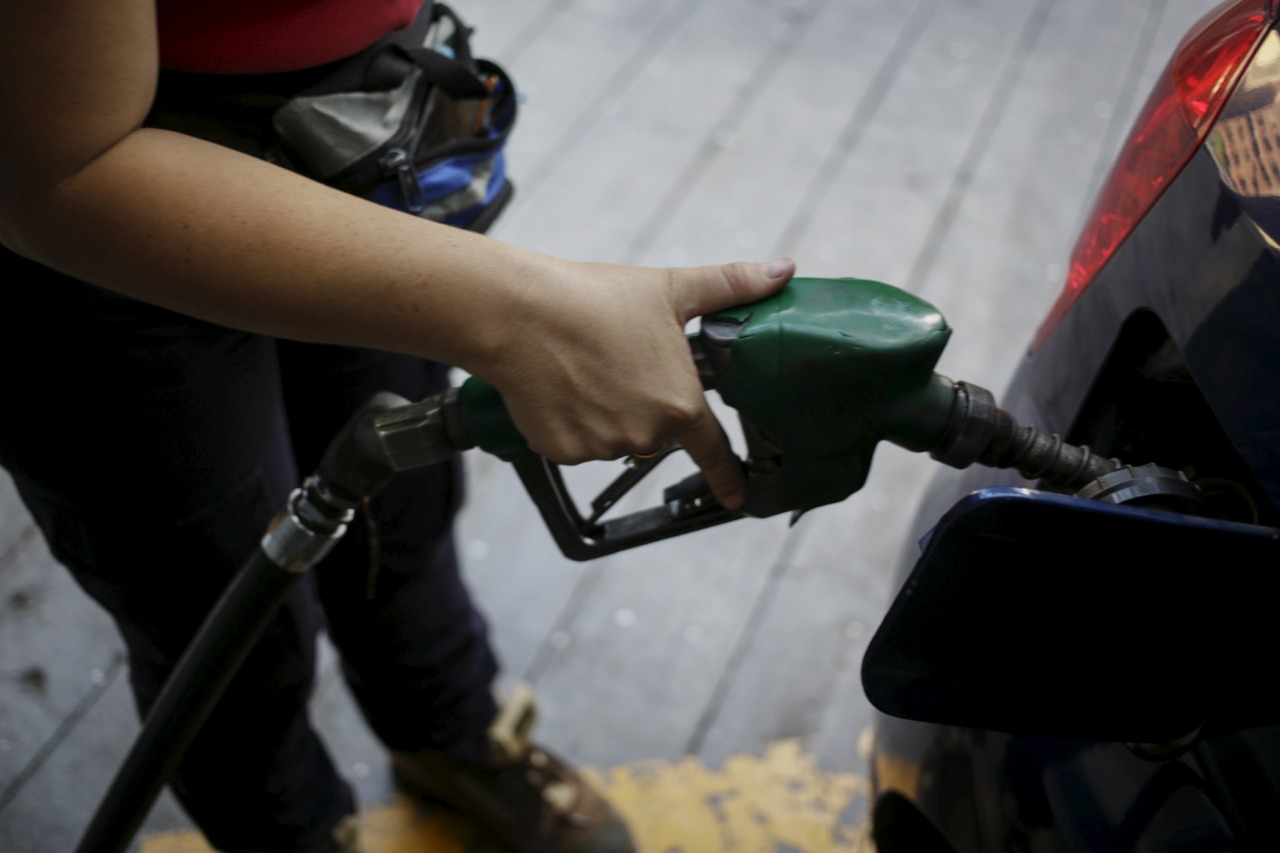 Posto de gasolina em Caracas
