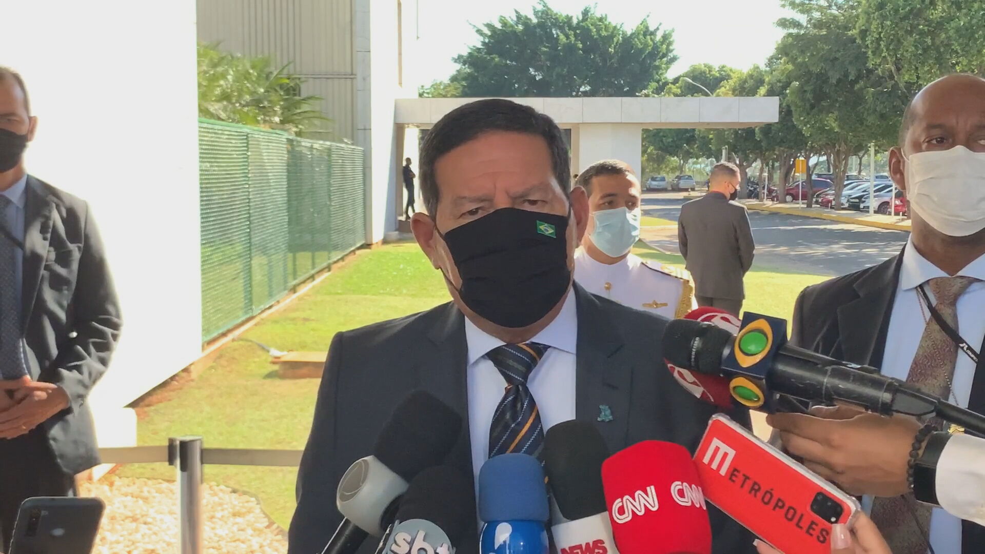 Vice-presidente Hamilton Mourão comentou recurso apresentado pela AGU