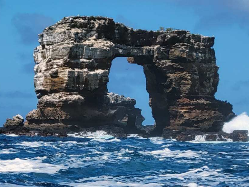 Arco de Darwin, na ilha Galápagos, no Equador