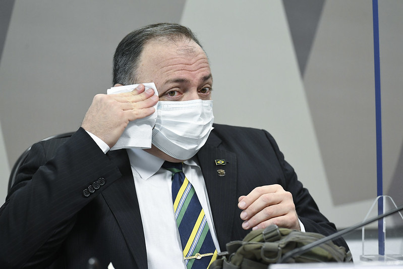 Ex-ministro Eduardo Pazuello presta depoimento à CPI da Pandemia