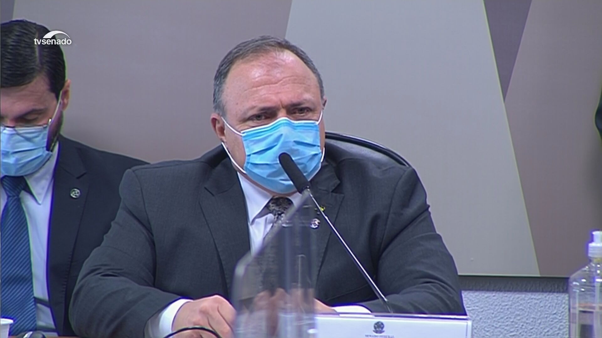 Ministro da Saúde, Eduardo Pazuello, fala à CPI da Pandemia