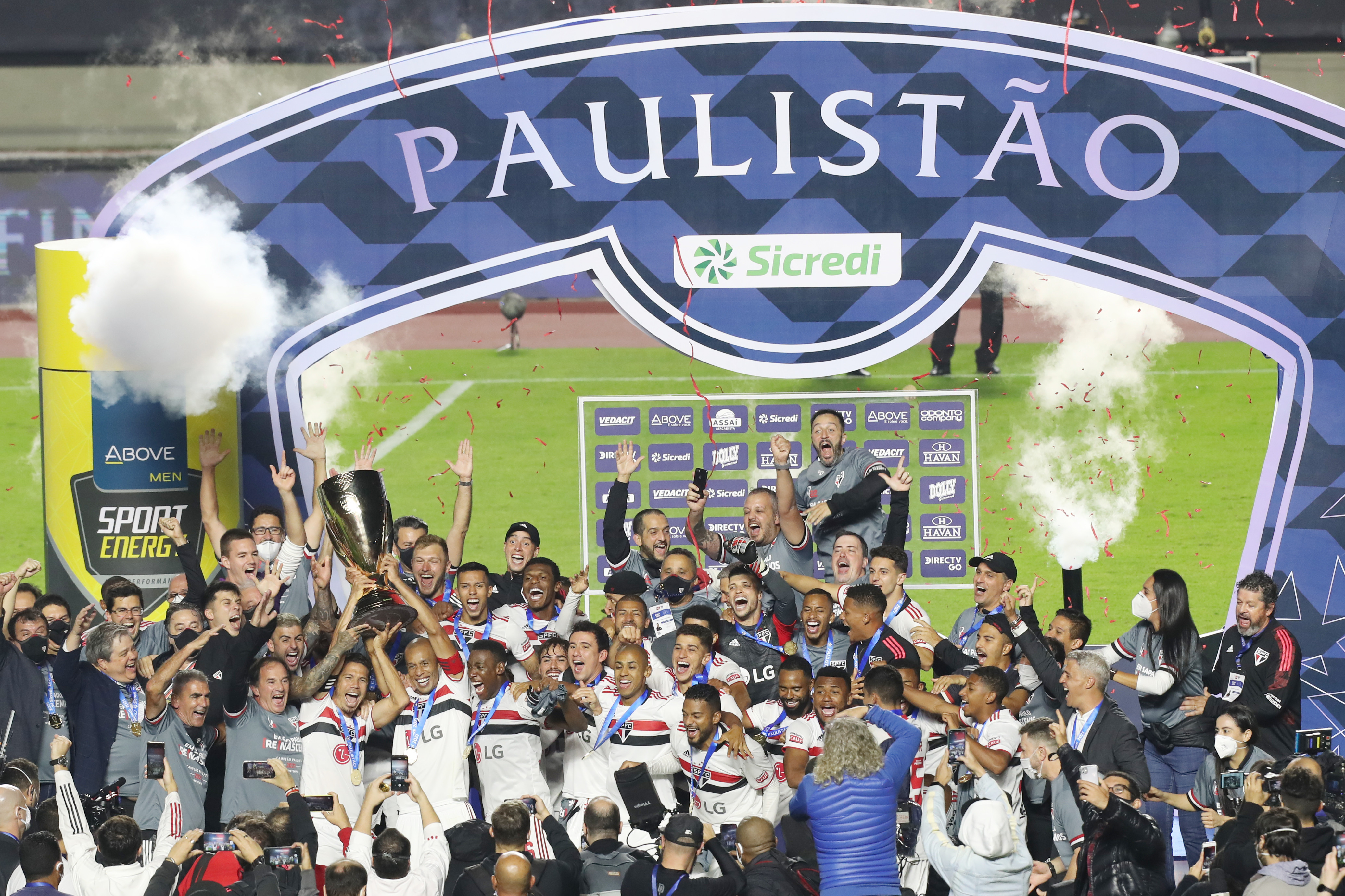 São Paulo comemora o título do Campeonato Paulista 2021