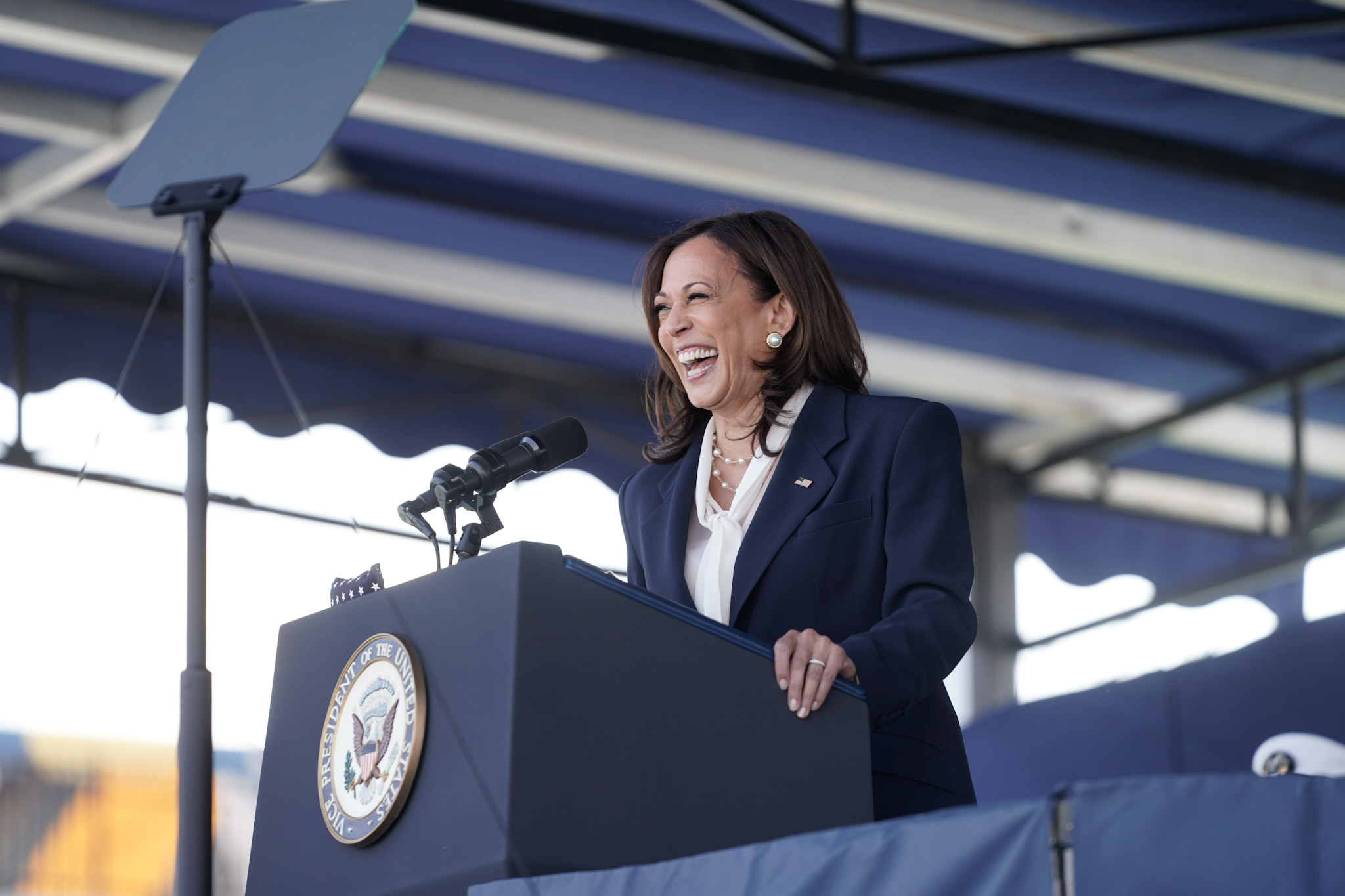 A vice-presidente dos Estados Unidos Kamala Harris