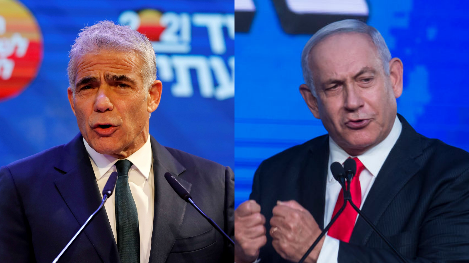 Yair Lapid e Benjamin Netanyahu