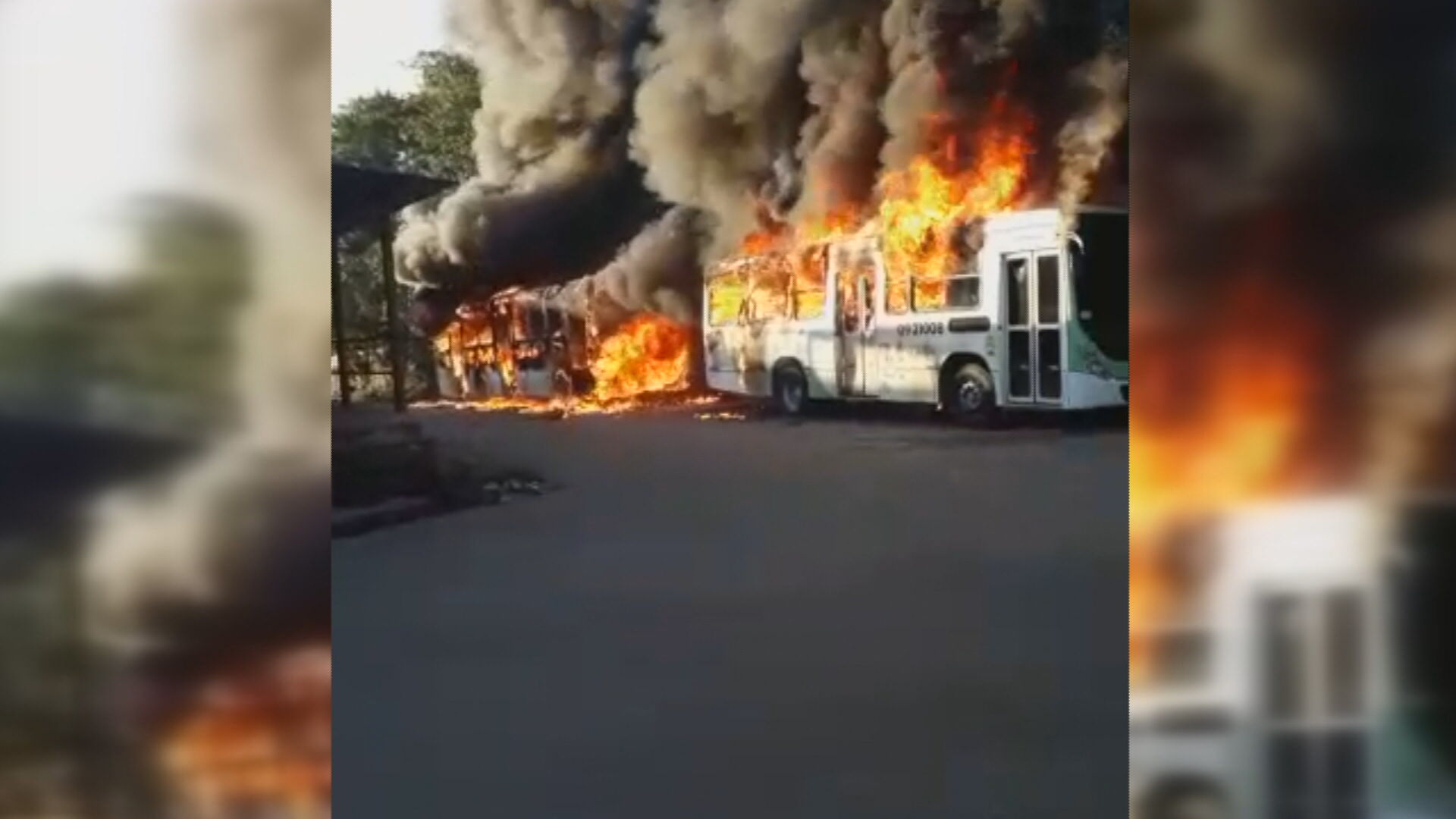 Ônibus incendiado em cidades do Amazonas após morte de traficante (06.jun.2021)