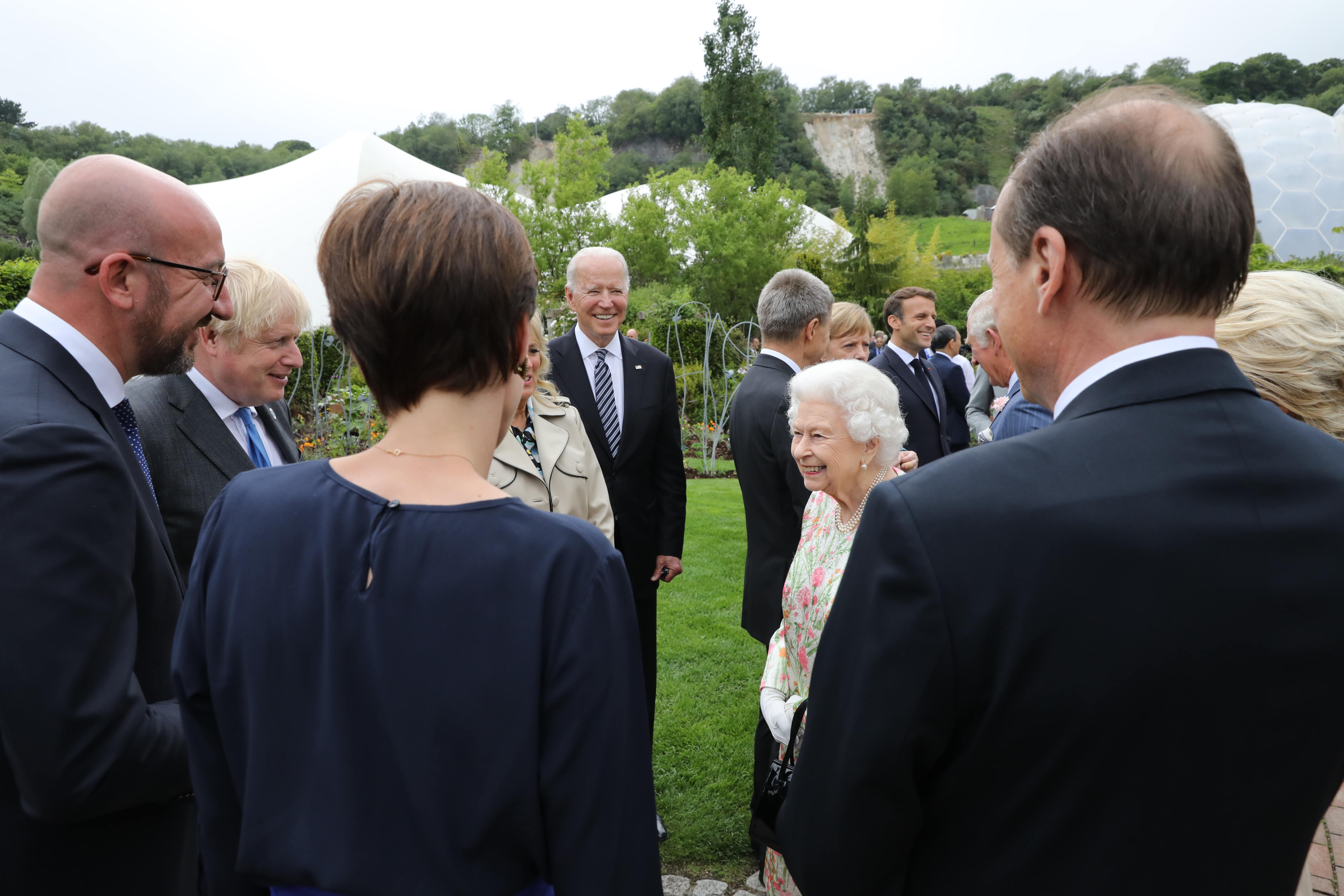 Rainha Elizabeth encontra líderes do G7 no Reino Unido