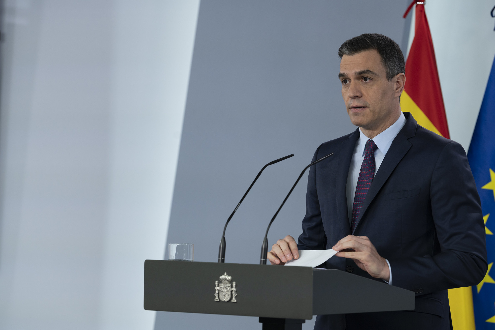 O primeiro-ministro da Espanha, Pedro Sánchez