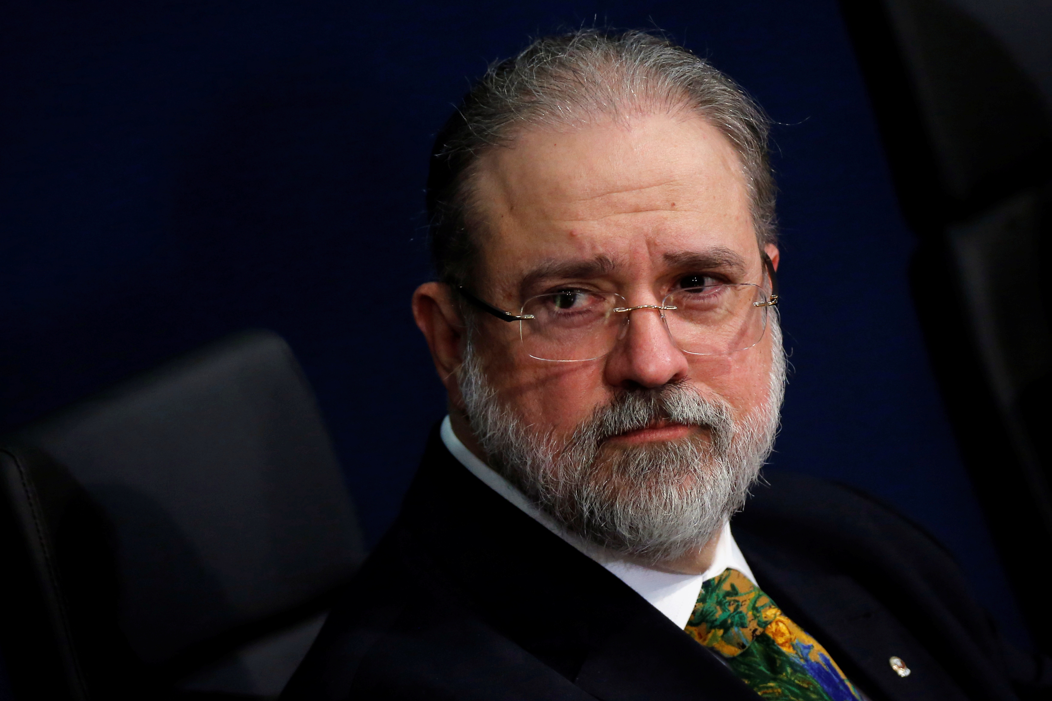 Procurador-geral da República, Augusto Aras, durante cerimônia de posse