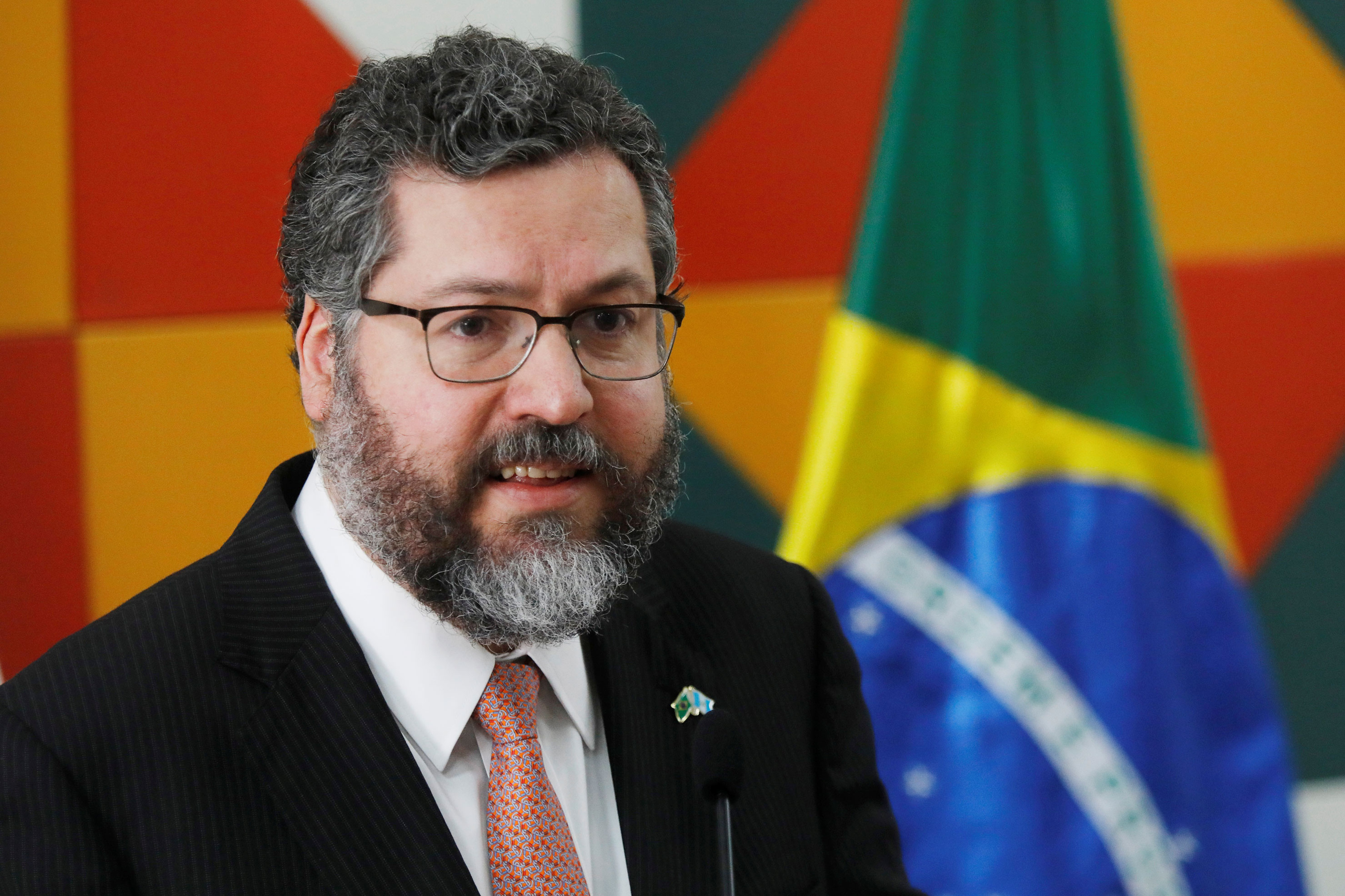 O ministro das Relações Exteriores, Ernesto Araújo 