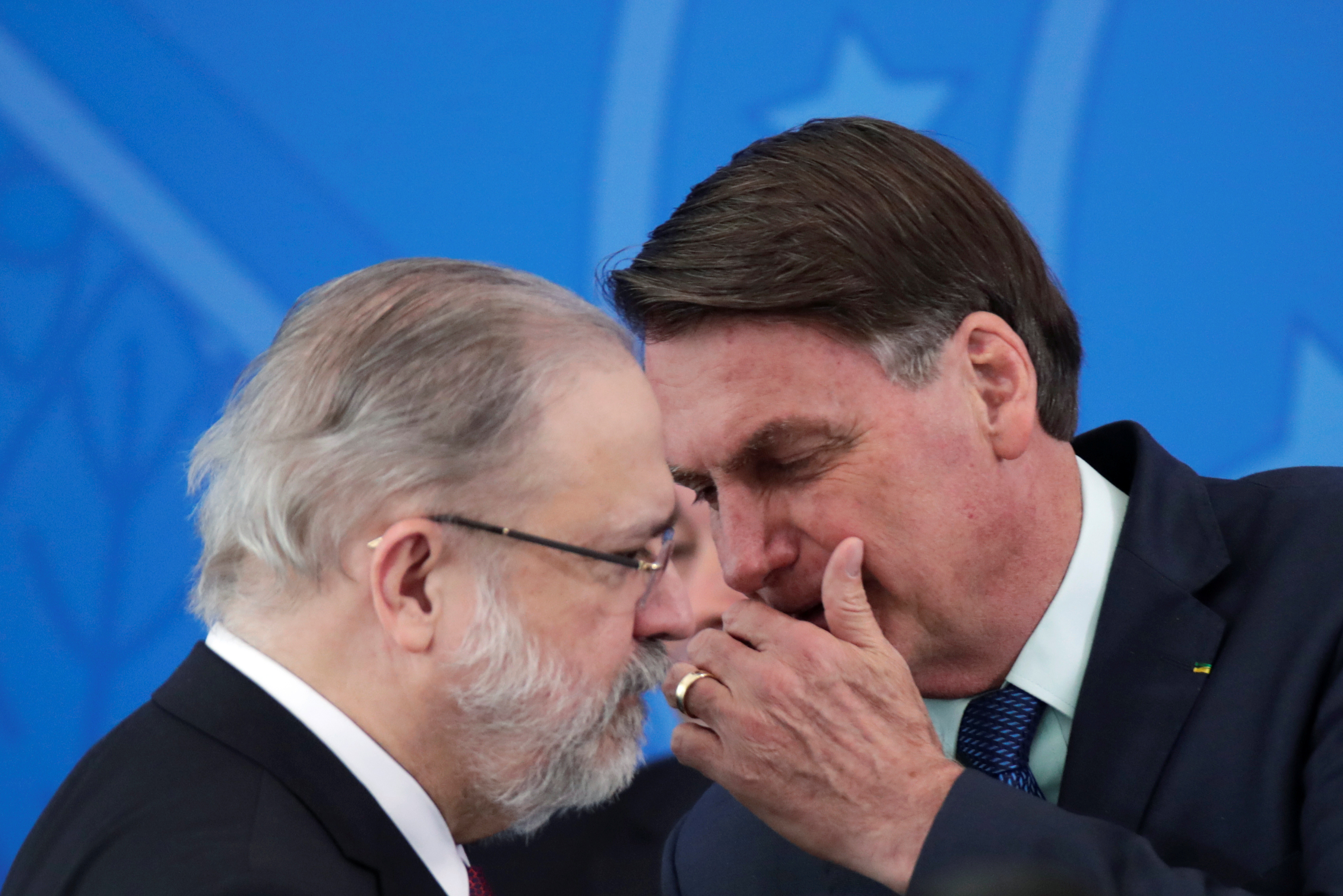 Jair Bolsonaro e Augusto Aras