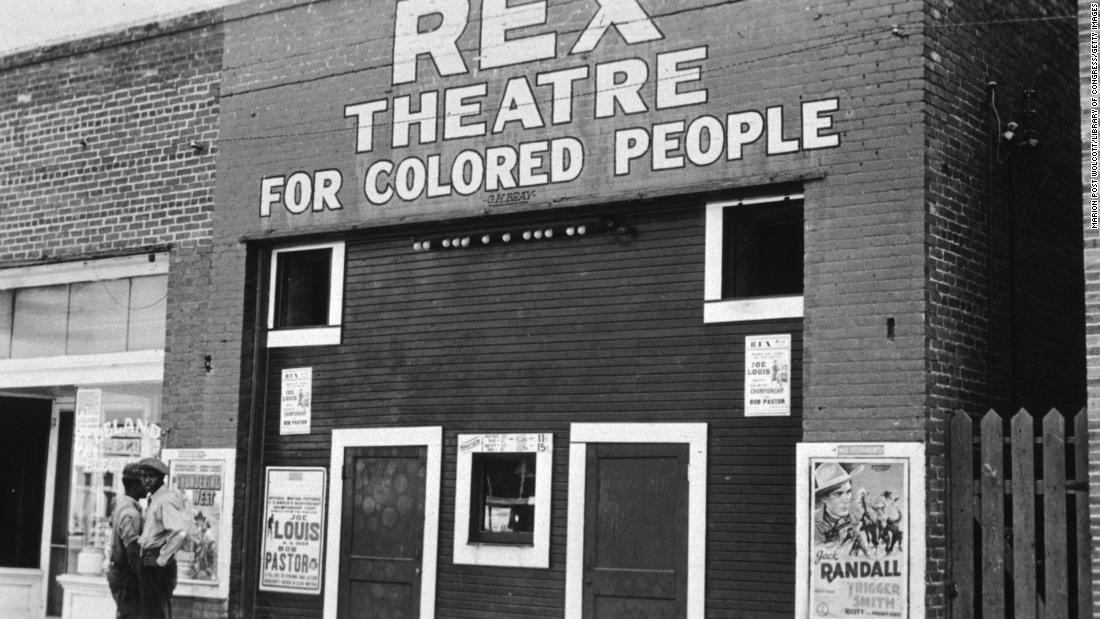 Teatro segregacionista em Leland, Mississippi, na década de 1930
