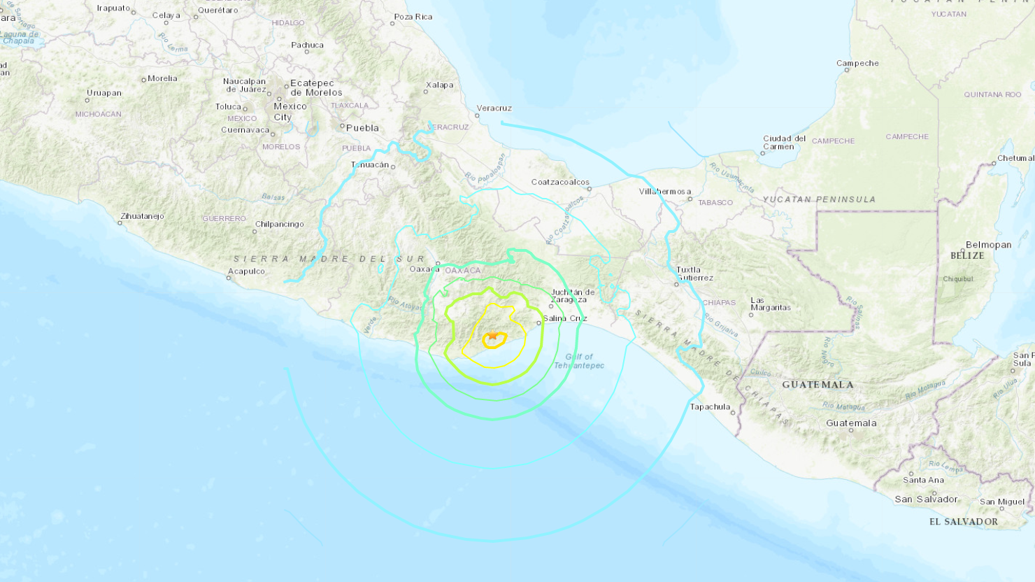 Terremoto de 7,4 graus na escala Richter foi registrado no México