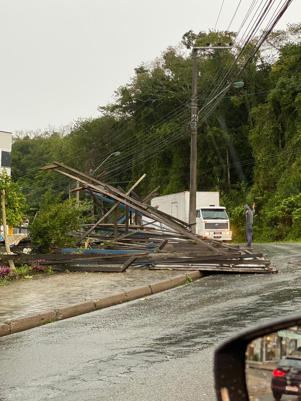 Ciclone bomba em Blumenau