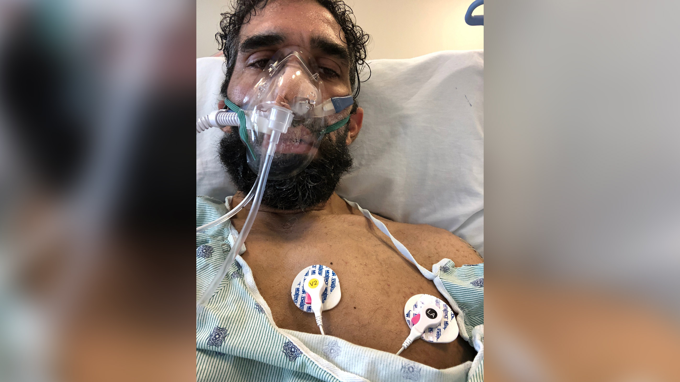 Ahmad Ayya após o coma. 