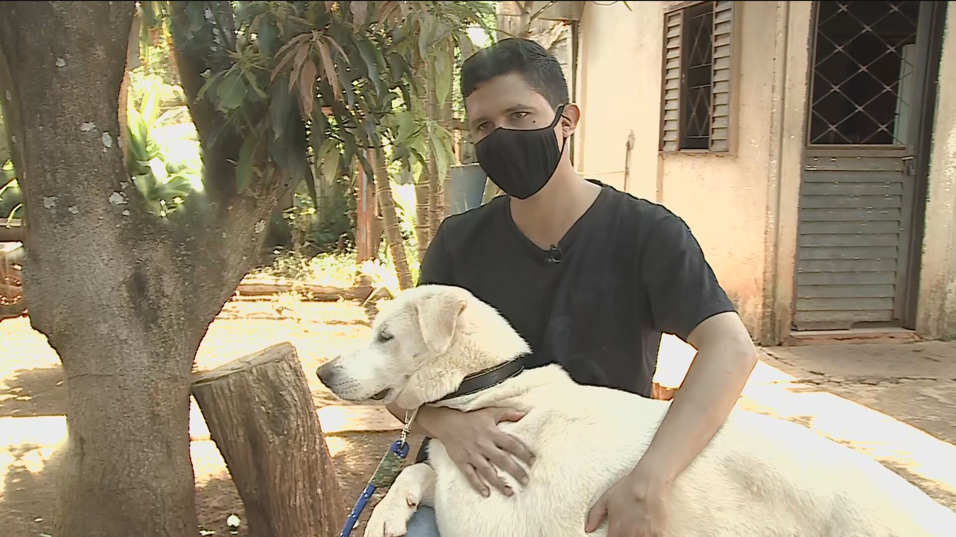 Nagib Zeidan com o cachorro rebatizado Zeus Augusto Bolsonaro fala à CNN