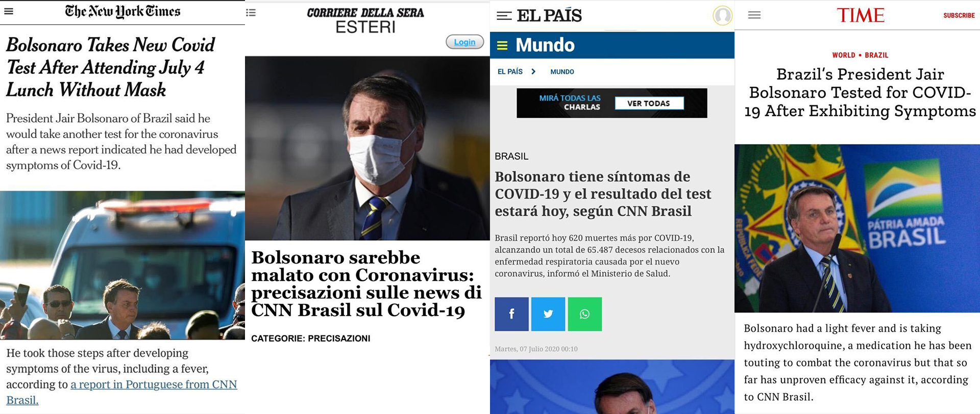 Repercussão Internacional Bolsonaro na CNN