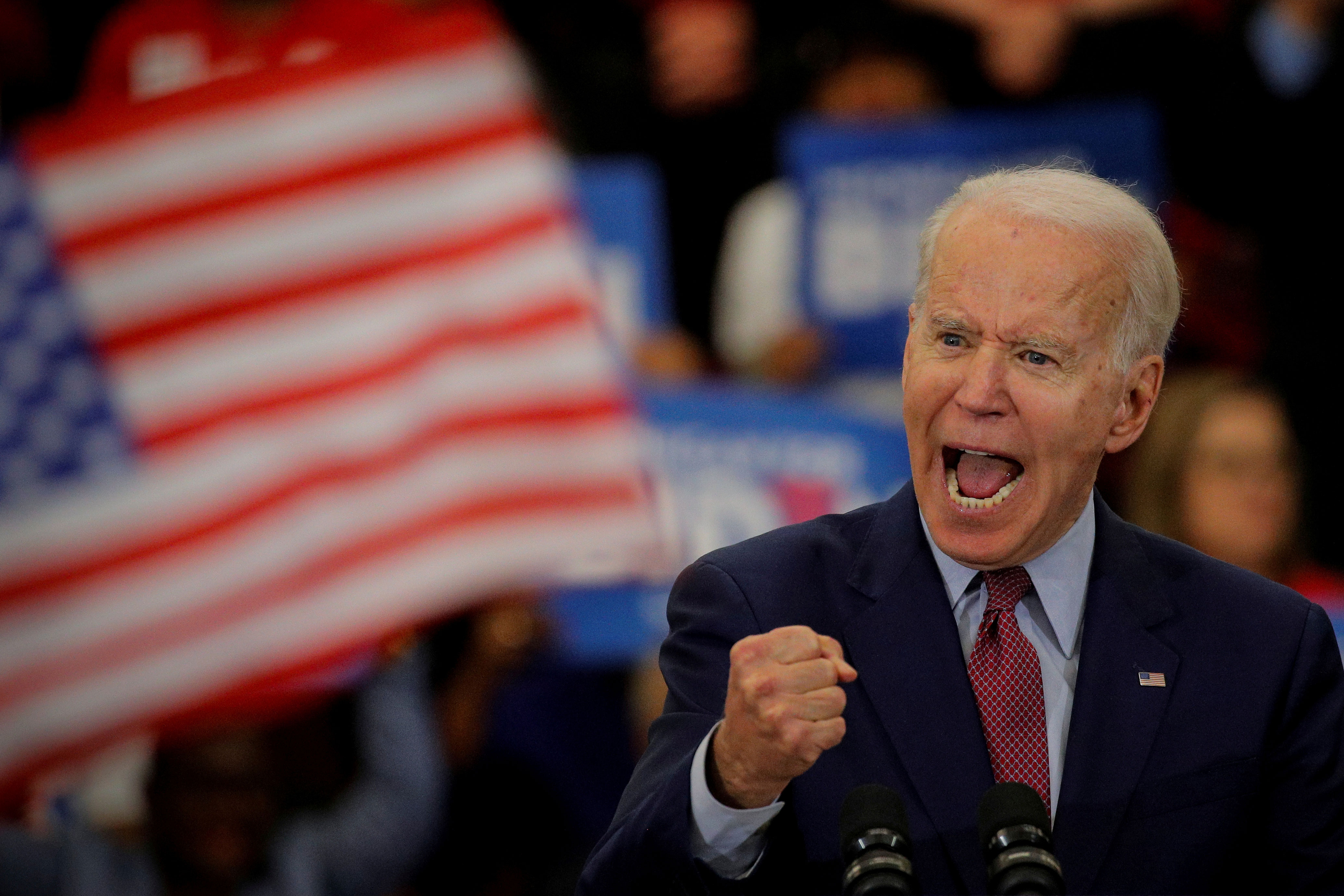 O pré-candidato democrata à presidência dos EUA, Joe Biden