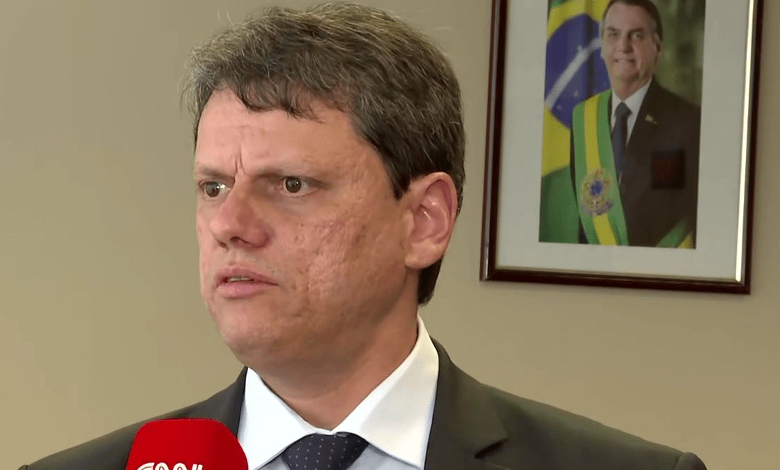 Tarcisio Freitas, ministro da Infraestrutua em entrevista para a CNN Brasil (20.mar.2020)