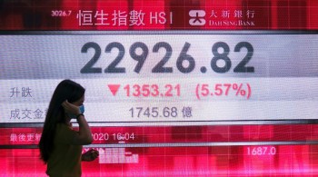 O índice CSI300, que reúne as maiores companhias listadas em Xangai e Shenzhen, caiu 0,91%, enquanto o índice de Xangai teve queda de 1,15%