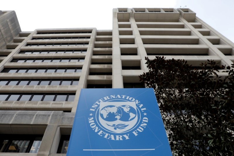 O prédio da sede do Fundo Monetário Internacional (FMI), em Washington08/04/2019
