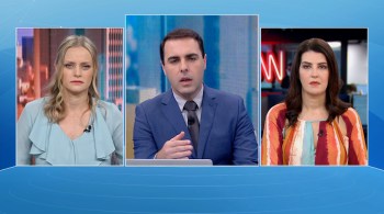Veronica Sterman e Gisele Soares participam da edição matinal do quadro O Grande Debate, da CNN