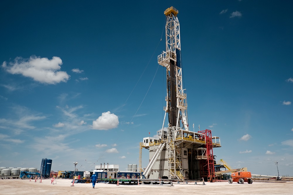 Sonda de petróleo na região de Midland, Texas ( 22.ago.2019)