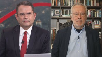 Sidney Rezende e Alexandre Garcia fazem comentários políticos sobre assuntos do noticiário no quadro Liberdade de Opinião, do CNN Novo Dia