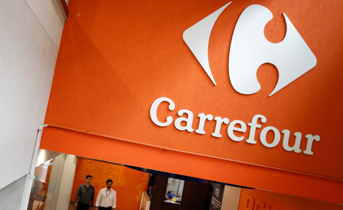 Supermercado do Carrefour: o e-commerce disparou durante a pandemia 
