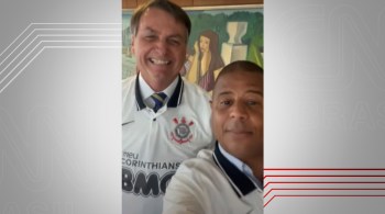 Presidente diz que torce pelo Palmeiras, arquirrival do alvinegro paulista; vídeo gerou reações das torcidas dos clubes